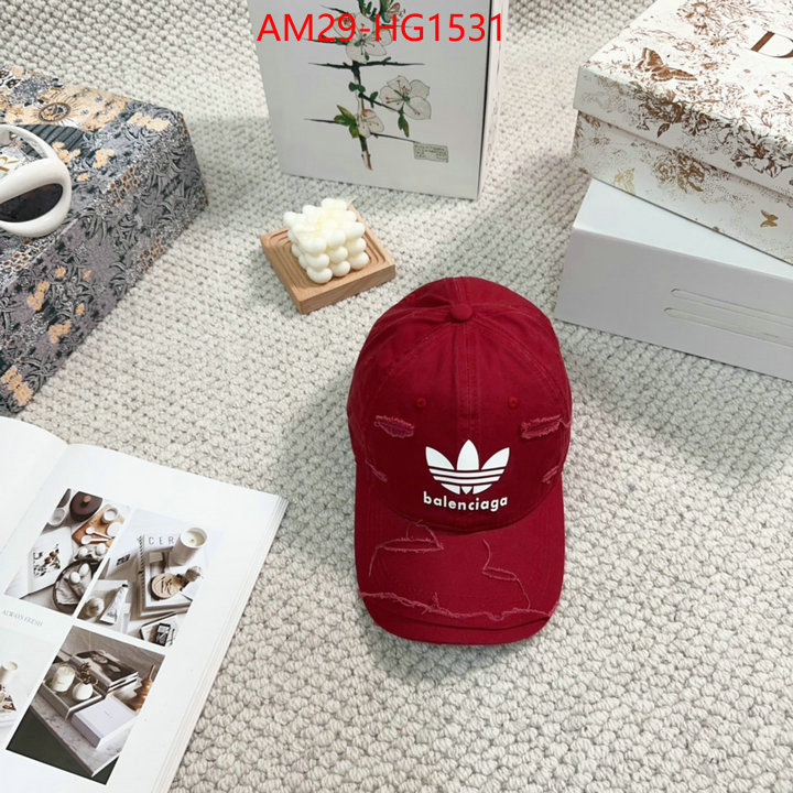 Cap(Hat)-Balenciaga cheap replica designer ID: HG1531 $: 29USD