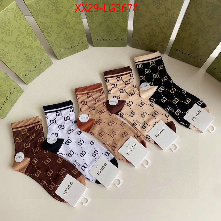 Sock-Gucci buy first copy replica ID: LG3678 $: 29USD