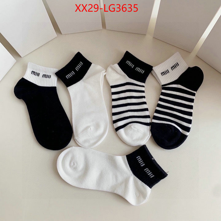 Sock-Miu Miu top quality ID: LG3635 $: 29USD