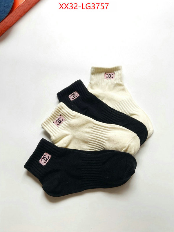 Sock-Chanel how to buy replcia ID: LG3757 $: 32USD