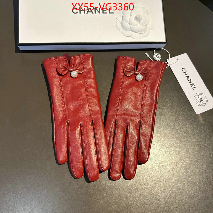 Gloves-Chanel replica designer ID: VG3360 $: 55USD