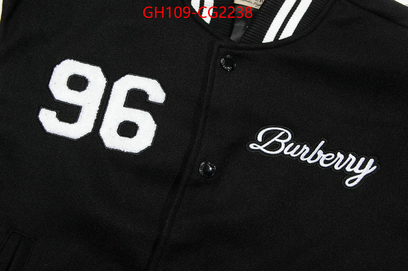 Clothing-Burberry fashion designer ID: CG2238 $: 109USD