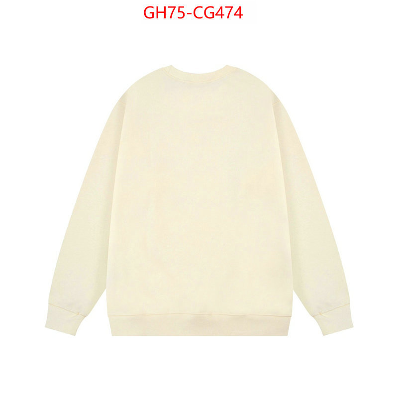 Clothing-Gucci shop cheap high quality 1:1 replica ID: CG474 $: 75USD