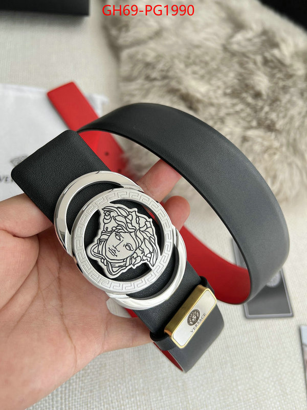 Belts-Versace high quality replica designer ID: PG1990 $: 69USD