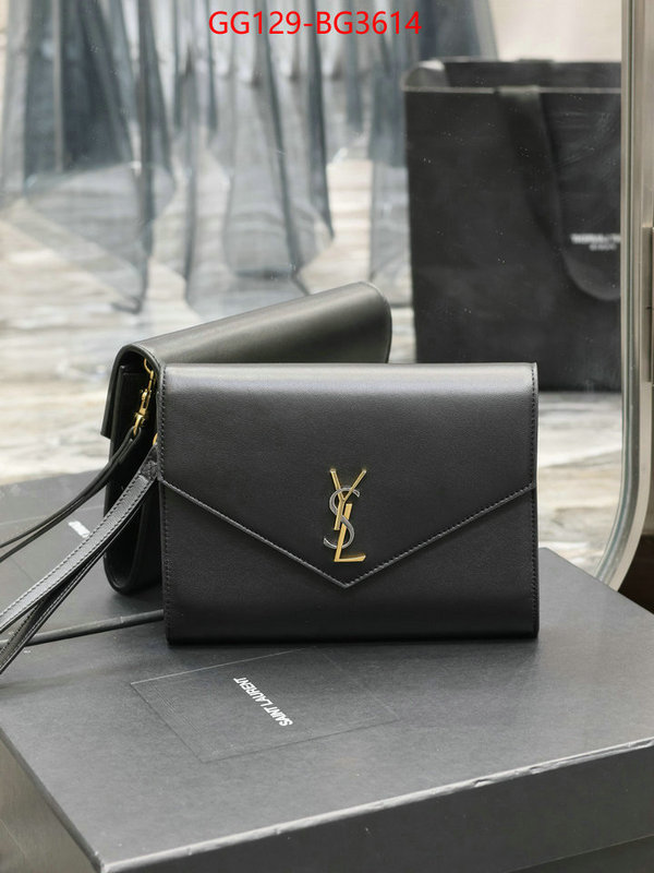 YSL Bags(TOP)-Clutch- high quality happy copy ID: BG3614 $: 129USD