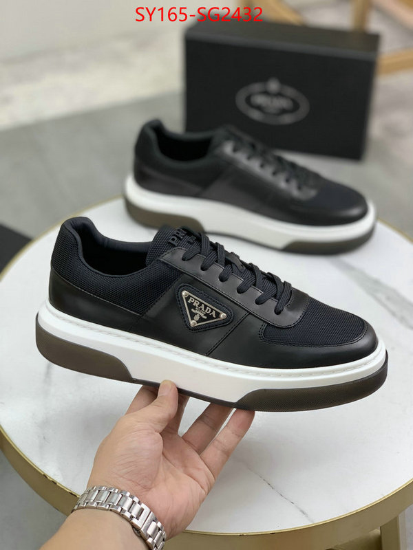 Men shoes-Prada 1:1 replica wholesale ID: SG2432 $: 165USD