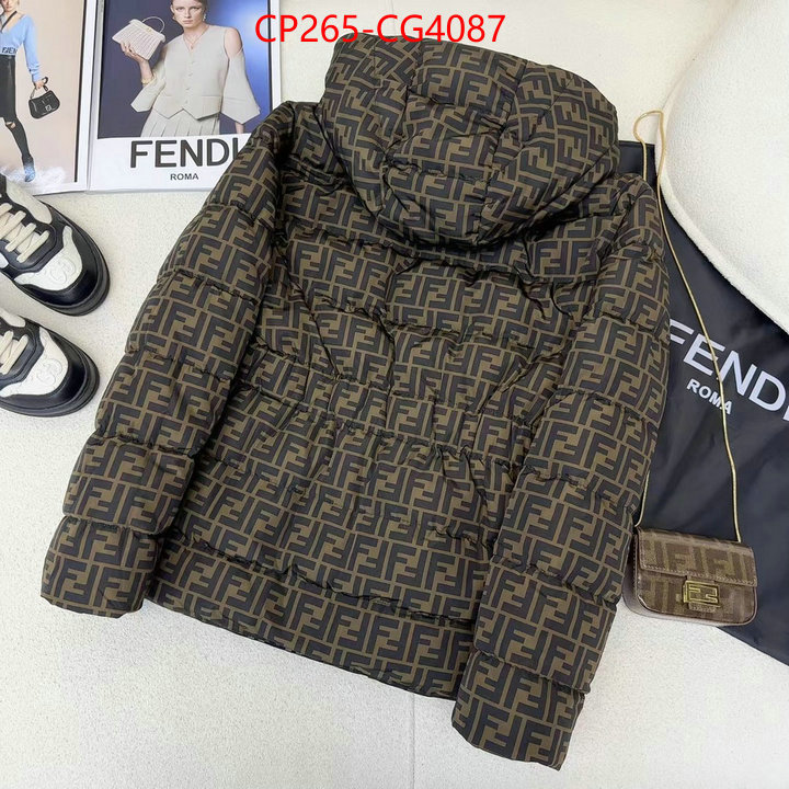 Down jacket Women-Fendi china sale ID: CG4087 $: 265USD