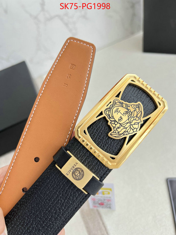 Belts-Versace shop designer replica ID: PG1998 $: 75USD