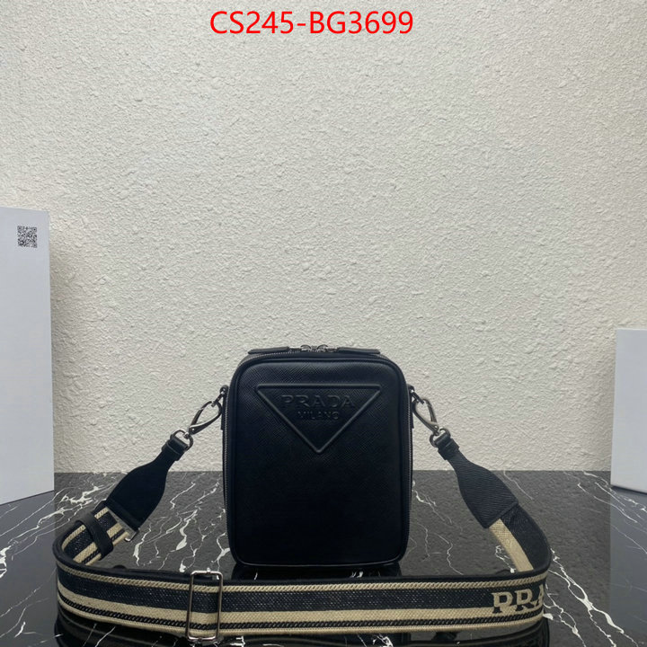 Prada Bags (TOP)-Diagonal- brand designer replica ID: BG3699 $: 245USD