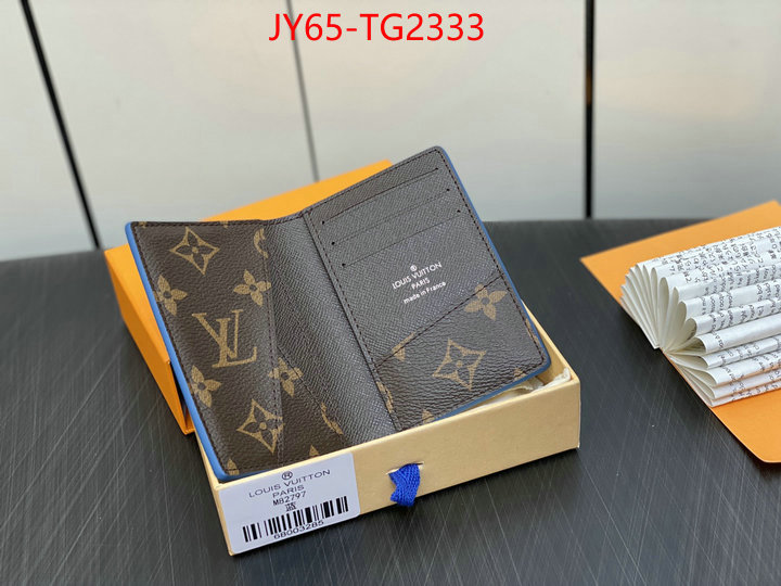 LV Bags(TOP)-Wallet best luxury replica ID: TG2333 $: 65USD