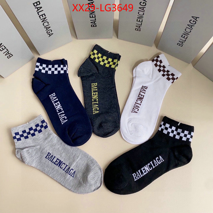 Sock-Balenciaga replcia cheap from china ID: LG3649 $: 29USD