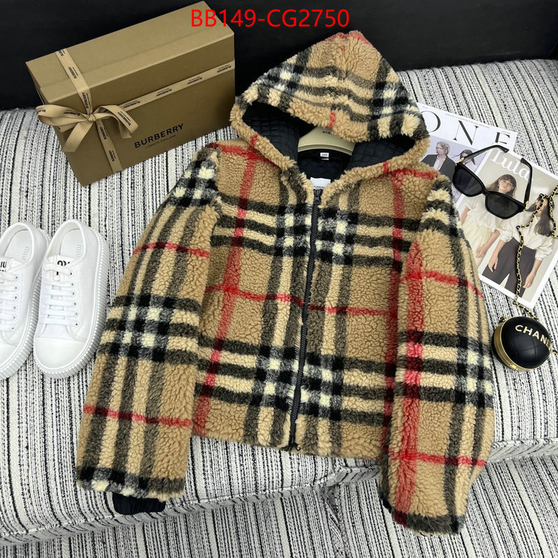 Clothing-Burberry counter quality ID: CG2750 $: 149USD