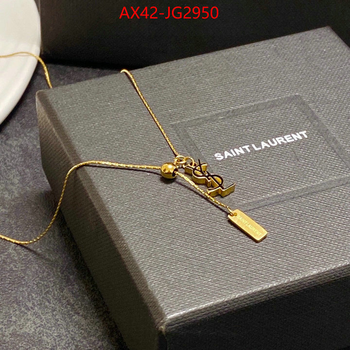 Jewelry-YSL 2023 replica wholesale cheap sales online ID: JG2950 $: 42USD