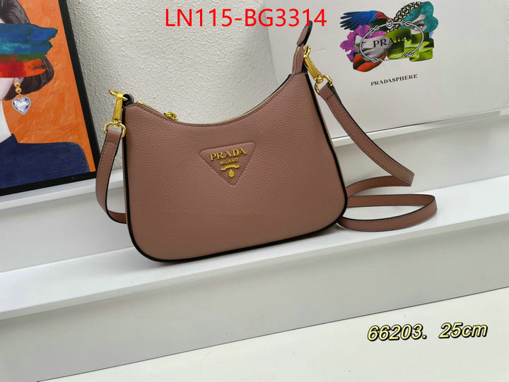 Prada Bags (4A)-Diagonal- new ID: BG3314 $: 115USD