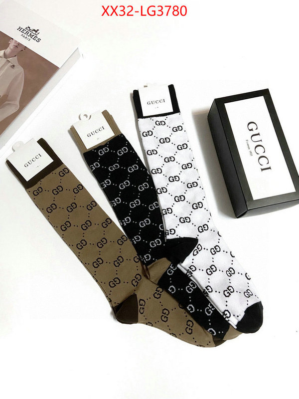 Sock-Gucci designer replica ID: LG3780 $: 32USD