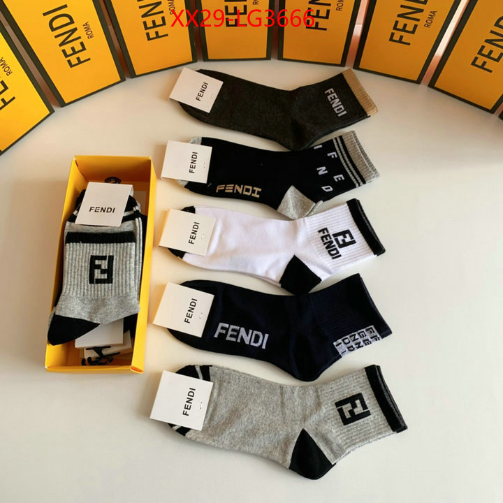 Sock-Fendi best knockoff ID: LG3666 $: 29USD