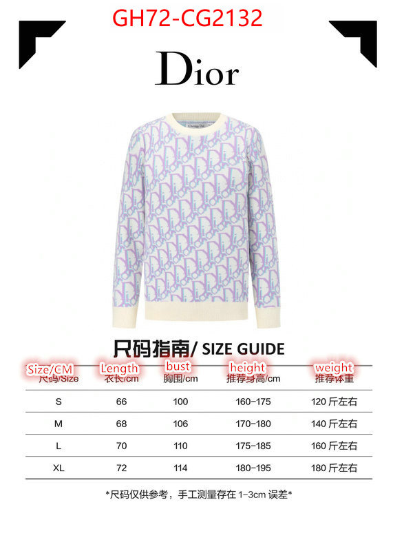 Clothing-Dior where to buy replicas ID: CG2132 $: 72USD