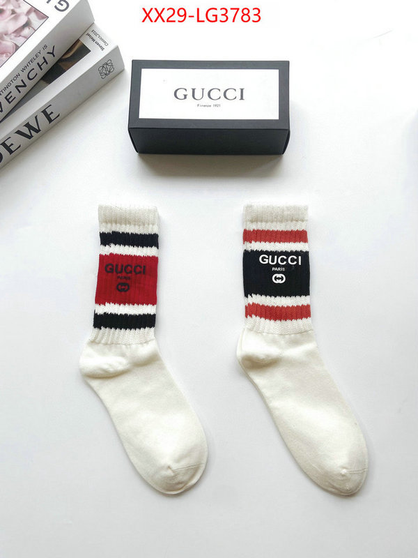 Sock-Gucci quality replica ID: LG3783 $: 29USD