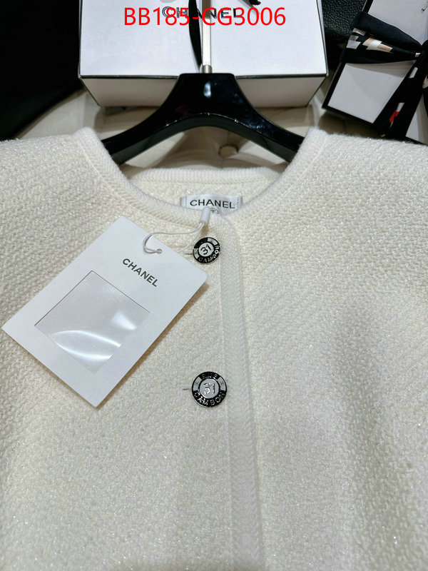 Clothing-Chanel replica aaaaa+ designer ID: CG3006 $: 185USD