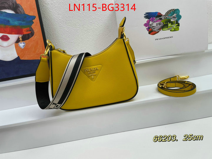 Prada Bags (4A)-Diagonal- new ID: BG3314 $: 115USD