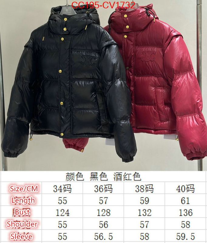 Down jacket Women-Celine buy cheap replica ID: CV1732 $: 195USD