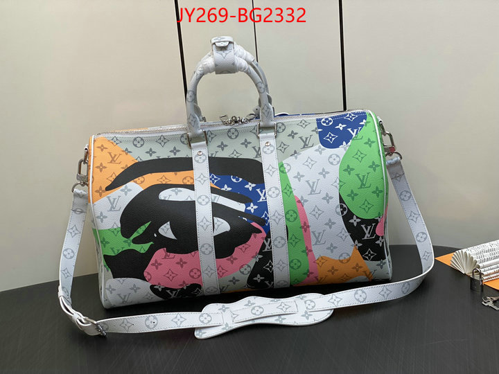 LV Bags(TOP)-Keepall BandouliRe 45-50- where can i buy ID: BG2332 $: 269USD