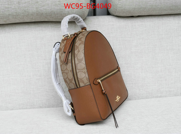 Coach Bags(4A)-Backpack- 7 star replica ID: BG4049 $: 95USD