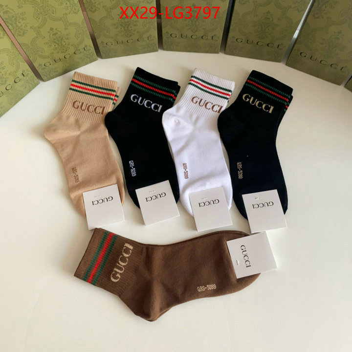 Sock-Gucci customize the best replica ID: LG3797 $: 29USD