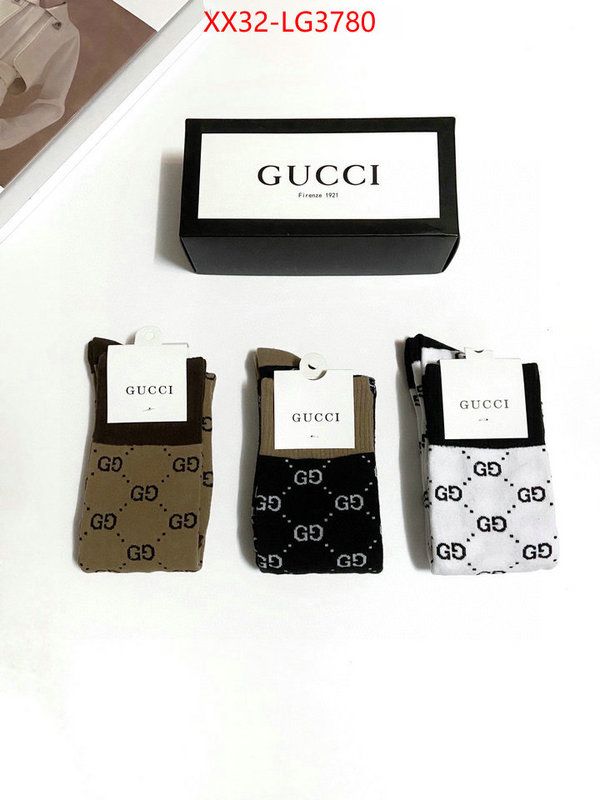 Sock-Gucci designer replica ID: LG3780 $: 32USD