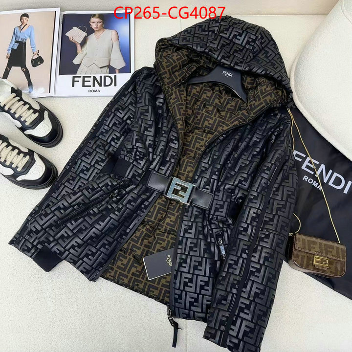 Down jacket Men-Fendi replcia cheap from china ID: CG4087 $: 265USD