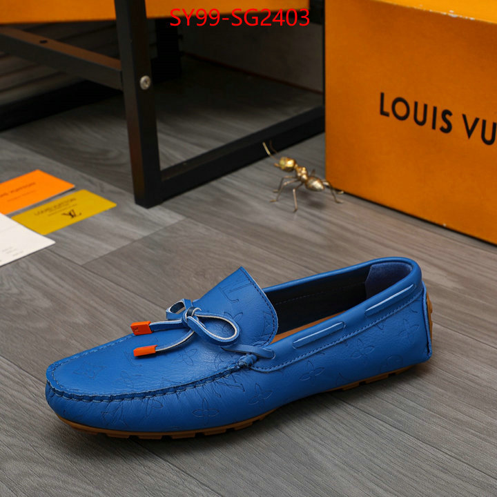 Men Shoes-LV designer fake ID: SG2403 $: 99USD