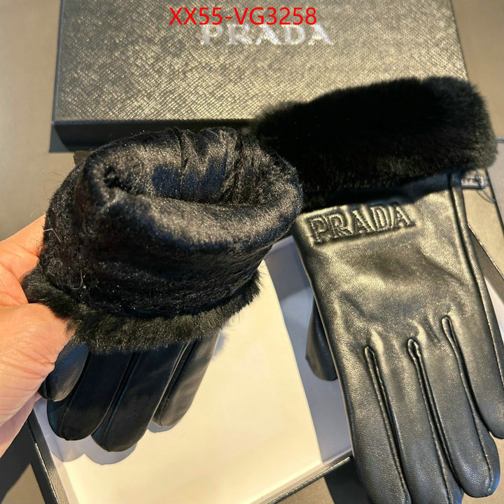 Gloves-Prada replica wholesale ID: VG3258 $: 55USD