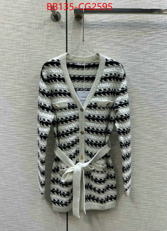 Clothing-Chanel wholesale designer shop ID: CG2595 $: 135USD