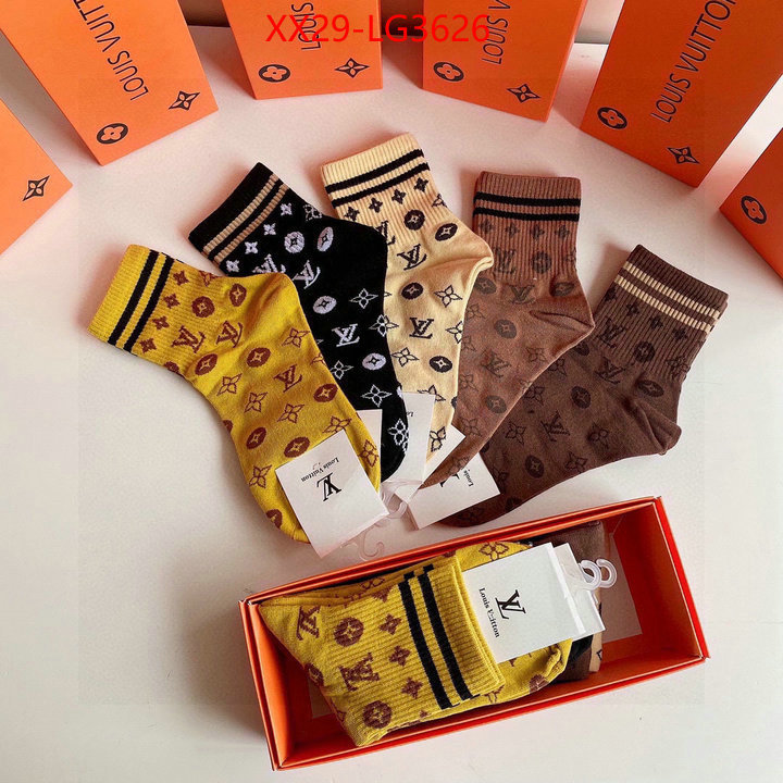 Sock-LV wholesale replica ID: LG3626 $: 29USD