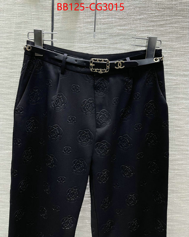 Clothing-Chanel we provide top cheap aaaaa ID: CG3015 $: 125USD