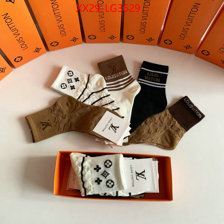 Sock-LV replica sale online ID: LG3629 $: 29USD