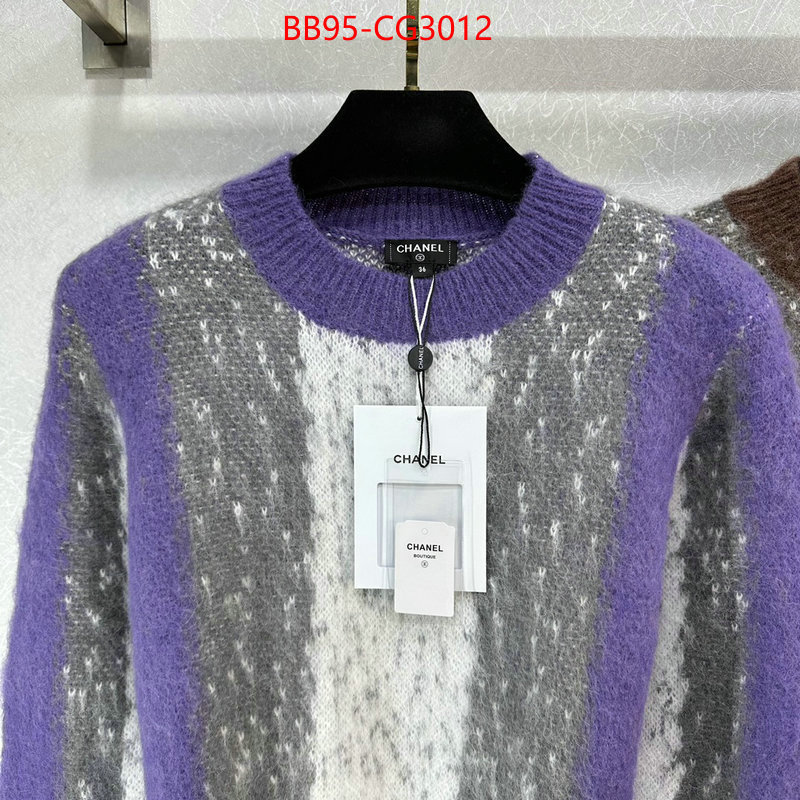 Clothing-Chanel shop designer ID: CG3012 $: 95USD