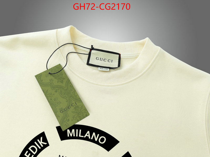 Clothing-Gucci best replica new style ID: CG2170 $: 72USD