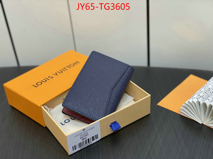 LV Bags(TOP)-Wallet luxury cheap ID: TG3605 $: 65USD