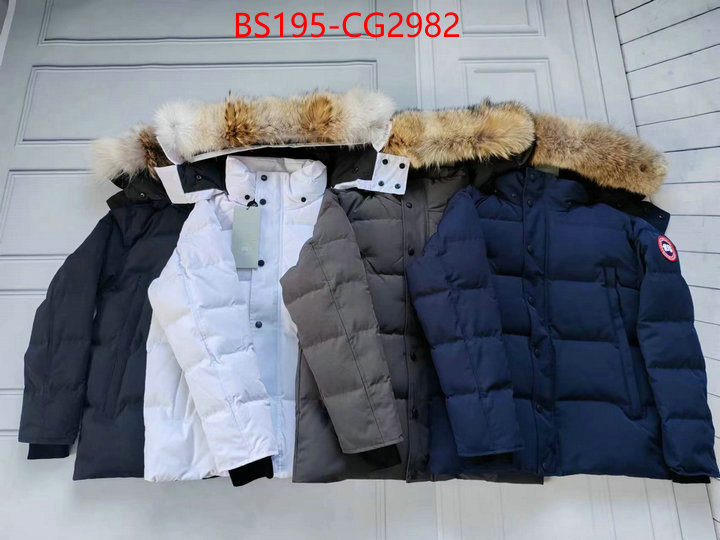 Down jacket Men-Canada Goose perfect replica ID: CG2982 $: 195USD