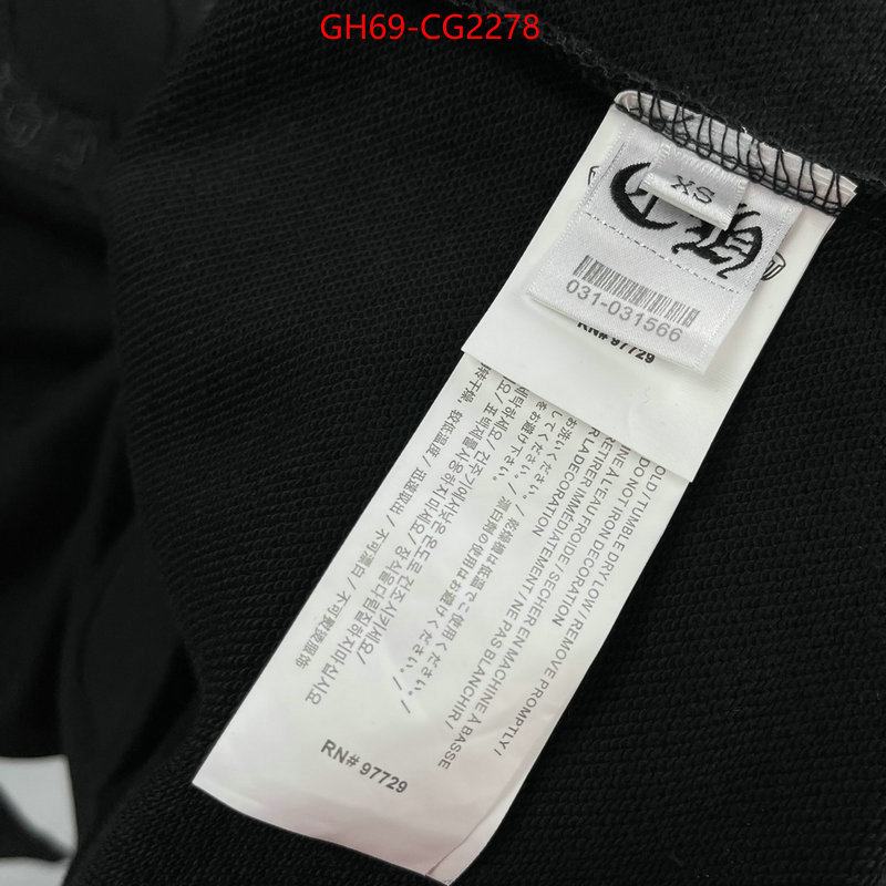 Clothing-Chrome Hearts replicas buy special ID: CG2278 $: 69USD