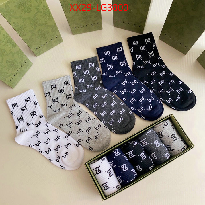 Sock-Gucci china sale ID: LG3800 $: 29USD