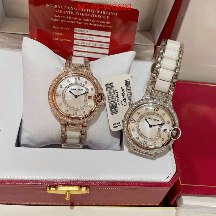Watch(TOP)-Cartier luxury shop ID: WG699 $: 199USD