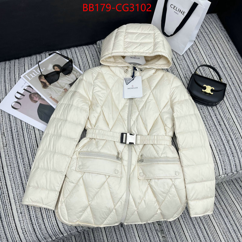 Down jacket Men-Moncler buy aaaaa cheap ID: CG3102 $: 179USD