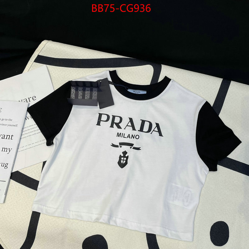 Clothing-Prada how to buy replcia ID: CG936 $: 75USD