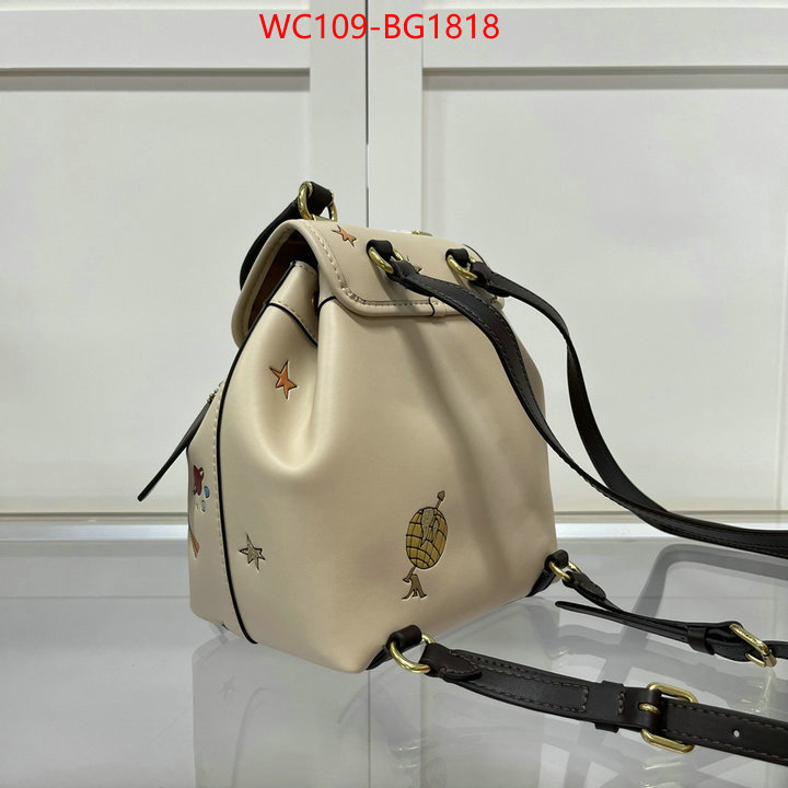 Coach Bags(4A)-Backpack- top perfect fake ID: BG1818 $: 109USD