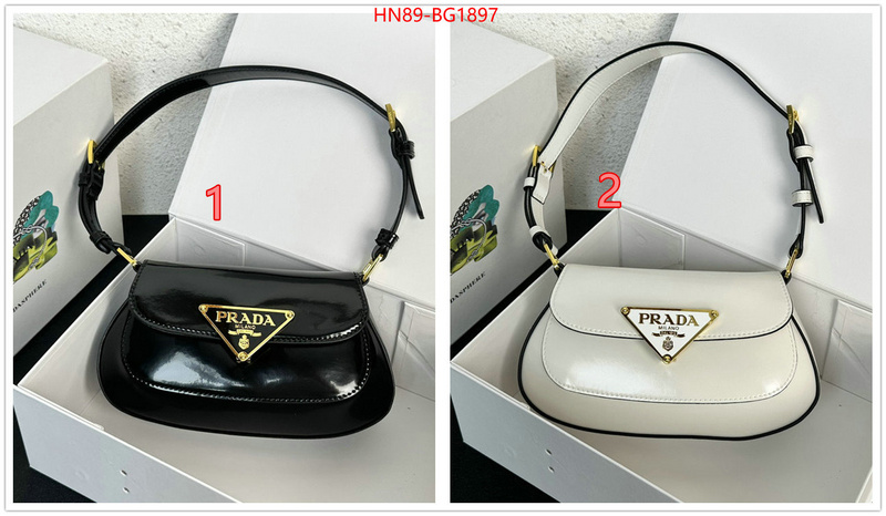 Prada Bags (4A)-Handbag- high quality perfect ID: BG1897 $: 89USD