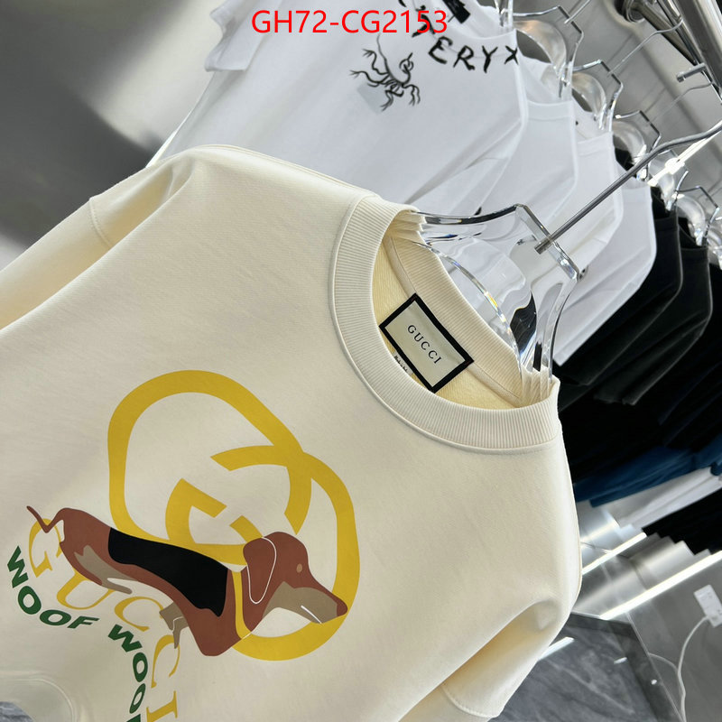 Clothing-Gucci top grade ID: CG2153 $: 72USD