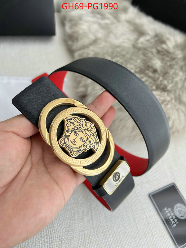 Belts-Versace high quality replica designer ID: PG1990 $: 69USD