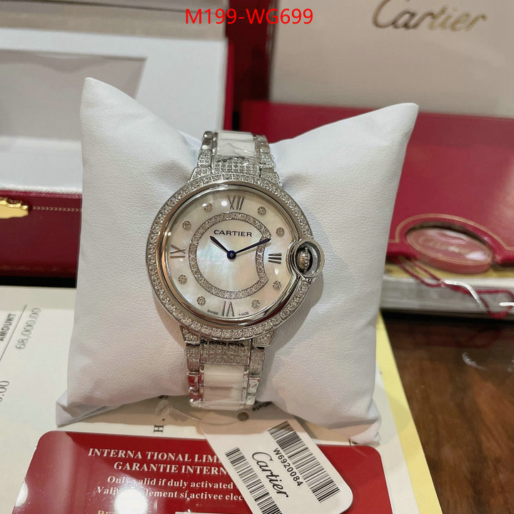 Watch(TOP)-Cartier luxury shop ID: WG699 $: 199USD